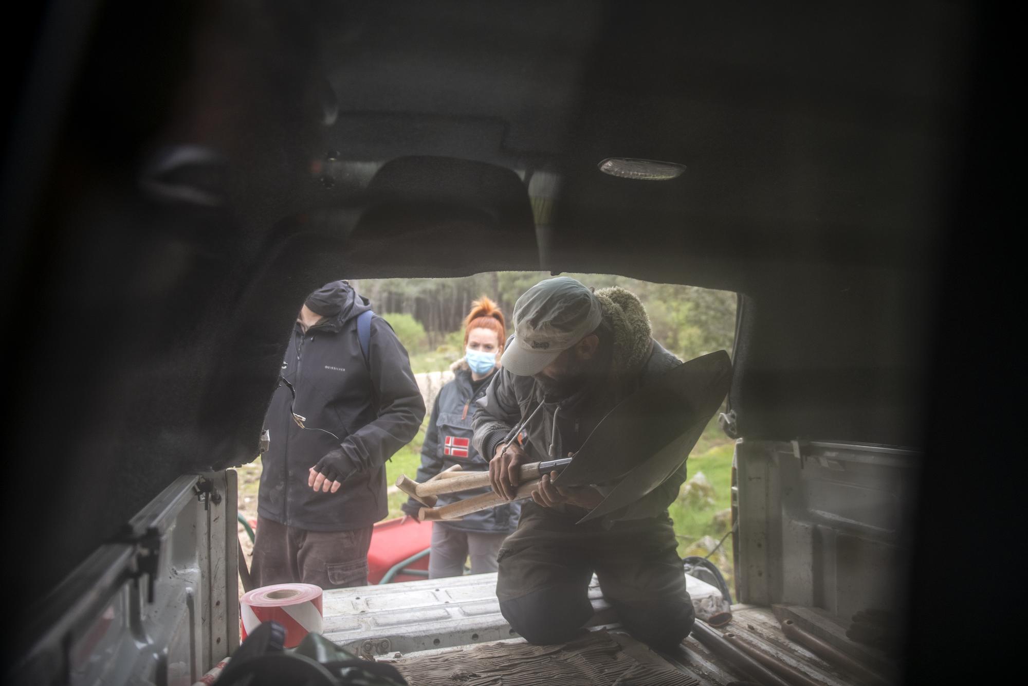 Proyecto arqueológico del Valle de los Caídos. Los campos de trabajo. - 2